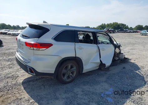 2019 Toyota Highlander Limited Platinum from USA, damaged, VIN 5TDYZRFH3KS312775